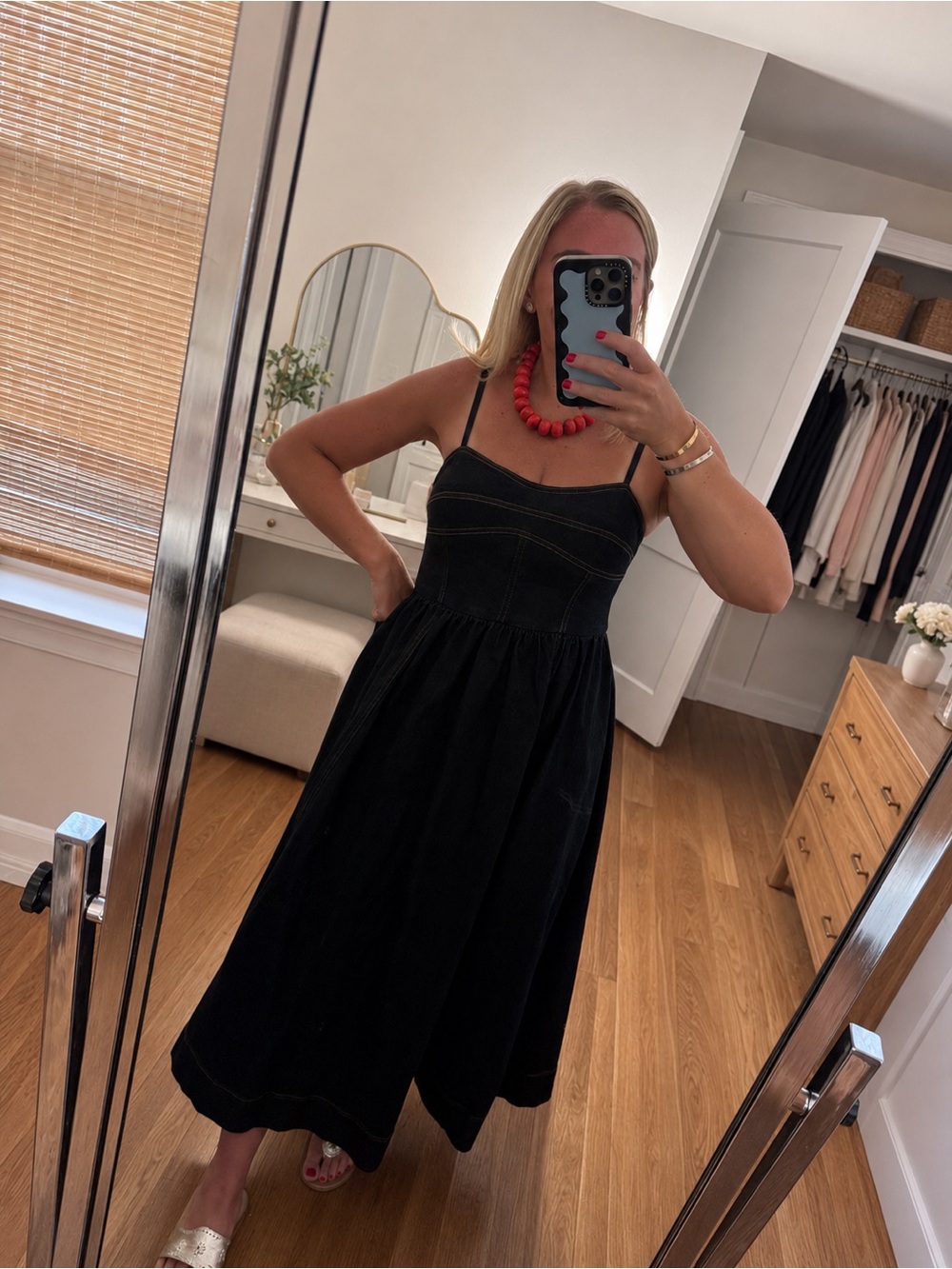 Susana Monaco Denim Midi Dress